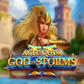 Age Of The Gods: God Of Storms 2 logo – Slots by Playtech at Bonuskong Casino