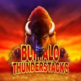 Buffalo Thunderstacks casino game by Amatic Industries – featured logo at Bonuskong Casino