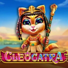 Cleocatra online game logo by Pragmatic Play on bonusskong.com