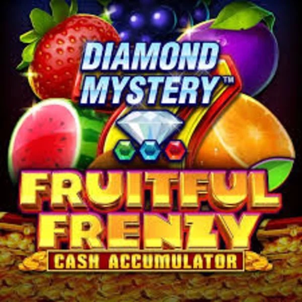 Diamond Mystery Fruitful Frenzy Cash Accumulator by Greentube, showcased at bonusskong.com – game logo