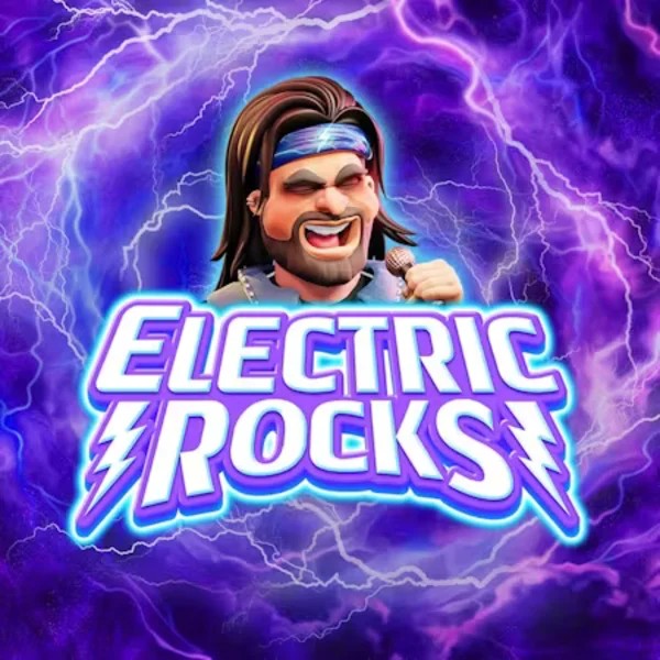Electric Rocks slot visual from Inspired Gaming available on bonusskong.com