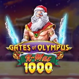 Gates of Olympus Xmas 1000 slot visual from Pragmatic Play available on bonusskong.com