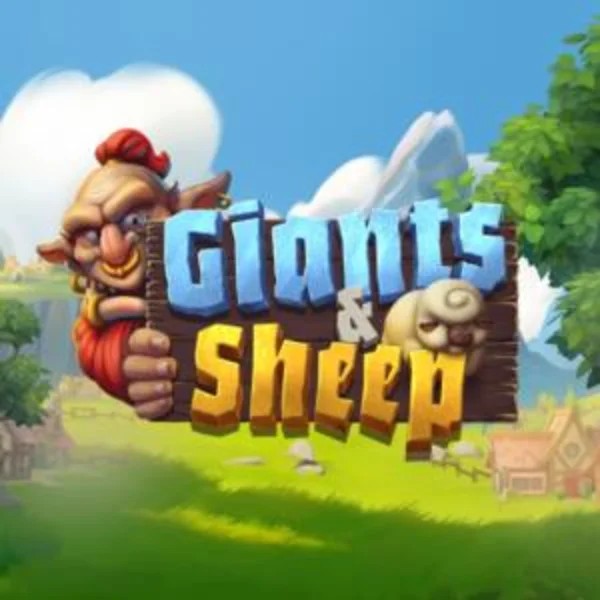 Official Slots logo: Giants and Sheep by Relax Gaming at Bonuskong Casino