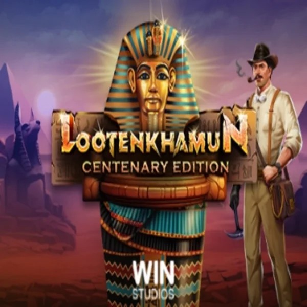 Loot'en Khamun the Dead Sea Scrolls slot logo by Win Studios at Bonuskong Casino