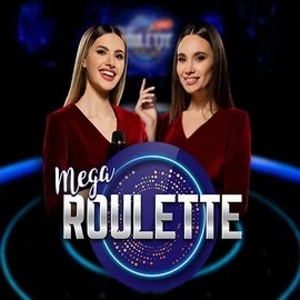 Mega Roulette slot logo by Pragmatic Play at Bonuskong Casino