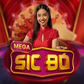 Mega Sic Bo online game logo by Pragmatic Play on bonusskong.com