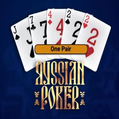 Russian Poker slot visual from OneTouch Games available on bonusskong.com
