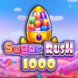 Sugar Rush 1000 logo – Slots by Pragmatic Play at Bonuskong Casino